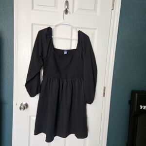 Old Navy Black Textured Top